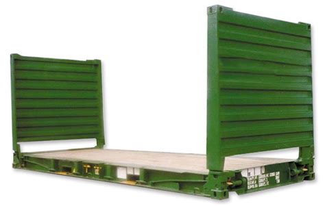 Rectangular Color Coated 20 Feet Flat Rack Shipping Container Rs 90000