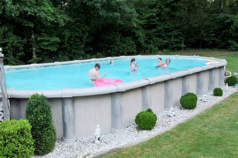 Oval Above Ground Pool With Deck 20 Best Above Ground Swimming Pool With Deck Designs Artourney