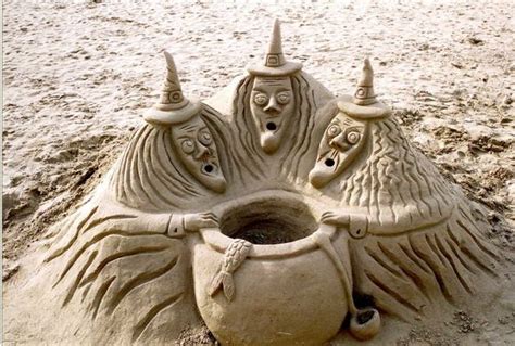 Sand Sculptures Witches Brew And Sculpture On Pinterest