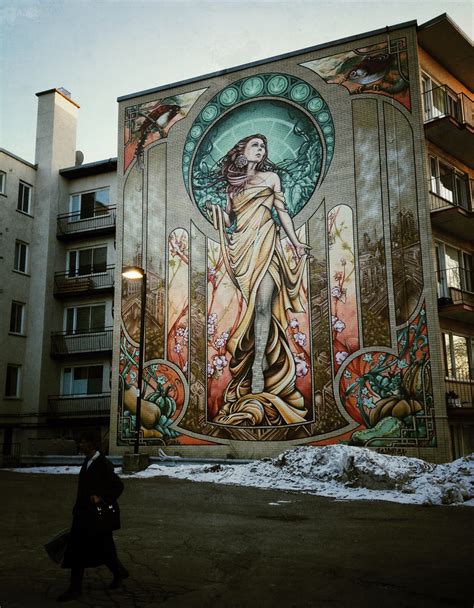 Street Art In Montreal Notre Dame De Grâce Mural Travel To Montreal