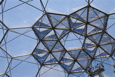 Eden Project Dome Hexagonal Architecture Geodesic Architecture