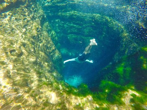 Jacob's well natural area is currently open to the public for swimming and hiking. Underwater views of Jacob's Well | Yelp