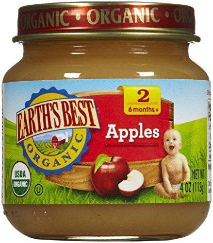 Earths Best 2nd Foods Fruits Apples 4 Oz 12 Pk Read More Reviews Of