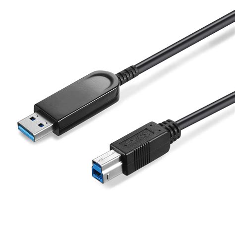 Usb 30 Aoc Type A Male To Type B Male Hybrid 5gbps Usb 30 Active Optical Cable