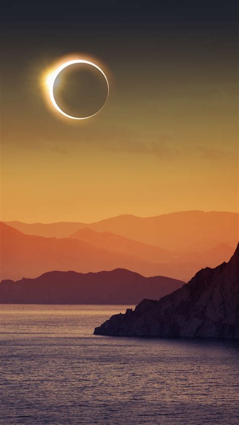 Total Solar Eclipse Mountains And Sea Windows 10 Spotlight Images