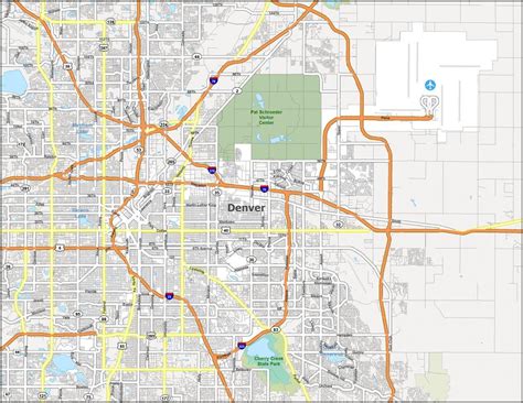 Mapa De Denver Colorado