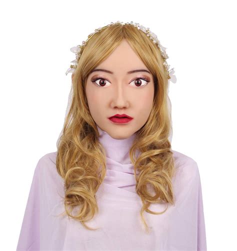 Buy Ajusen Realistic Female Soft Silicone Handmade Face For Crossdresser Transgender Drag Queen