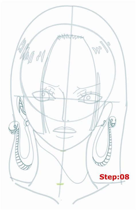 How To Draw Boa Hancock From One Piece Drawing Tutorial One Piece Hancock