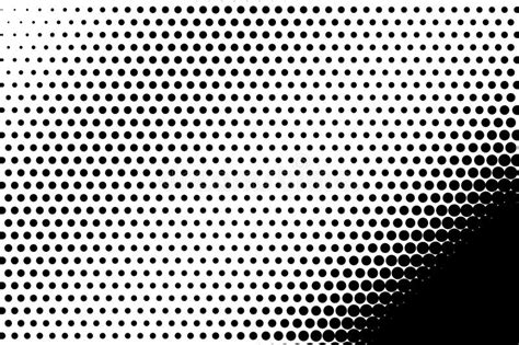Halftone Pattern Comic Background Dotted Retro Backdrop With Circles