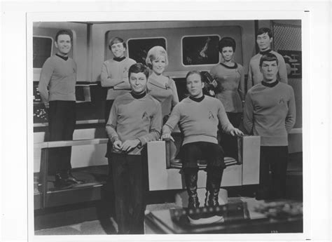 Cast Star Trek The Original Series Vintage 8x10 Black And