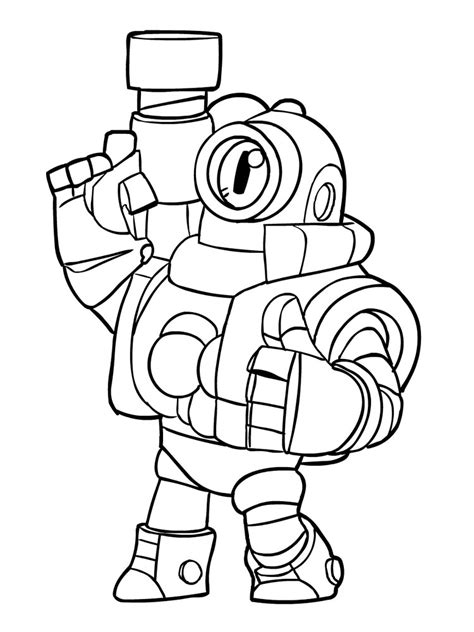 He has medium health and high damage output at close range. Brawl Stars coloring pages. Download and print Brawl Stars ...