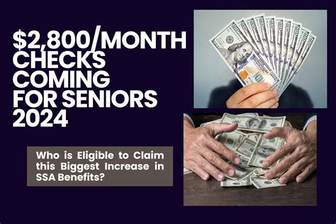 2800month Checks Coming For Seniors 2024 Who Is Eligible To Claim