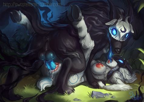 Kindred Lambxwolf Commission By Sweetstellar Hentai