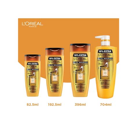 Buy Loreal Paris 6 Oil Nourish Shampoo Bottle Of 360 Ml With 10