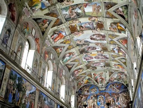 In the center part of the ceiling, right above our heads, almost as a warning, michelangelo describes the history of humanity, from creation to fall. Amazing Visual Tour of the Sistine Chapel | Defenders of ...