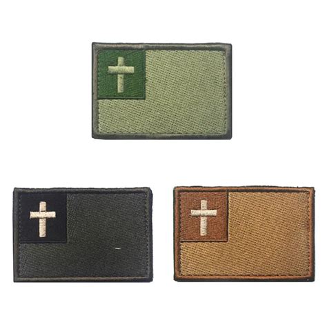Christian Jesus Christ Cross Military Tactical Patch Army Badge