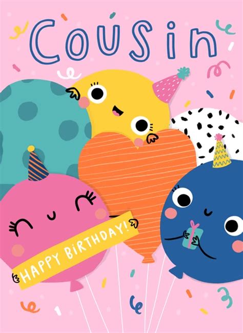 Cousin Birthday By Jess Moorhouse Design Cardly