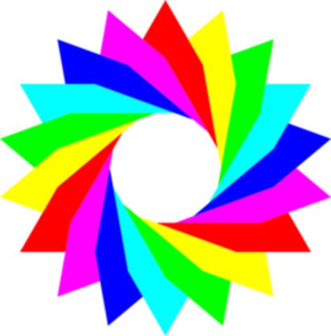 January 13 2013 6 Triangles Rainbow Clipart | i2Clipart - Royalty Free Public Domain Clipart