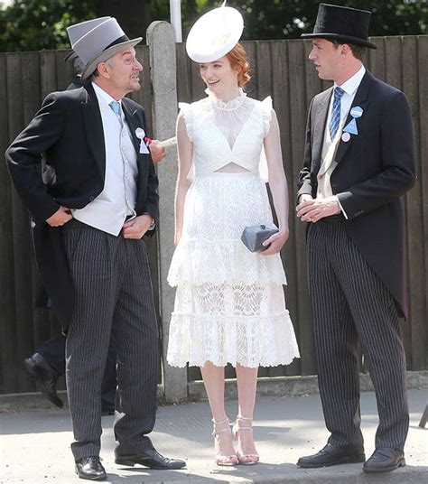 Poldark Bombshell Eleanor Tomlinson Steals Ascot Spotlight In Show Stopping Sheer Dress