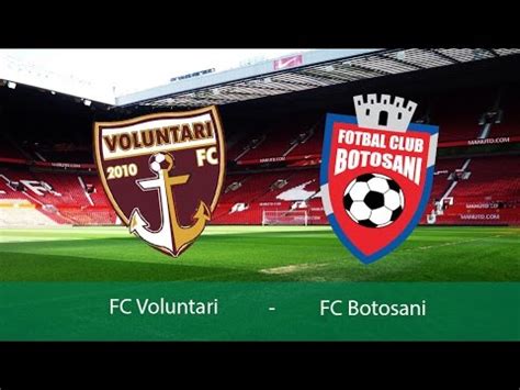 Played 40 matches this season. FC Voluntari - FC Botosani 4-2 Rezumat 05.08.2016 - YouTube