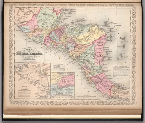 A New Map Of Central America David Rumsey Historical Map Collection