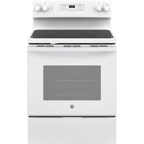 Ge 30 In Smooth Surface 4 Elements 53 Cu Ft Self Cleaning Freestanding
