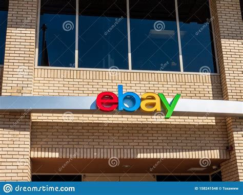 Ebay Outdoor Logo At Company Headquarters In Silicone Valley Editorial