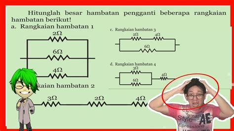 Hitunglah Besar Hambatan Pengganti Beberapa Rangkaian Hambatan Berikut