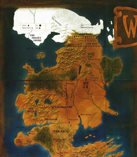 Map Of The North Game Of Thrones Map Westeros Map A Song Of Ice And Images