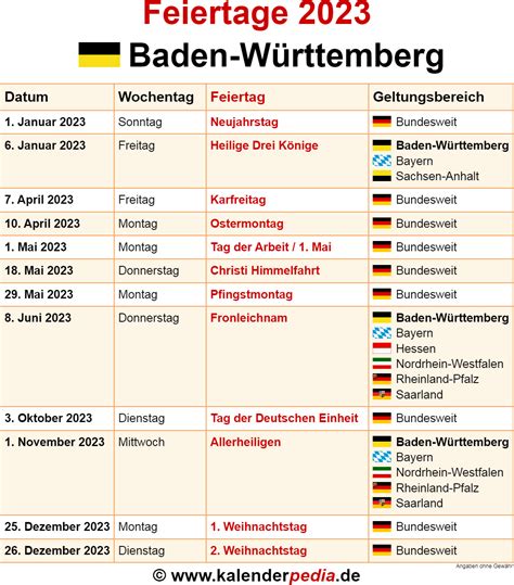 Feiertage Baden Württemberg 2024 2025 Und 2026