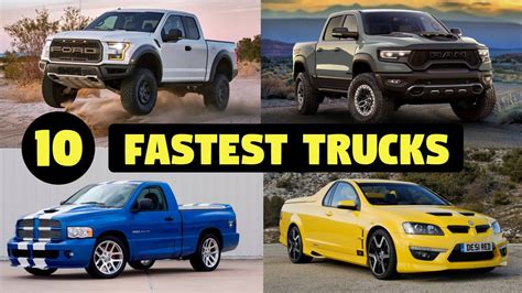 Top 10 Fastest And Most Powerful Pickup Trucks Ever Who Is King 0 60