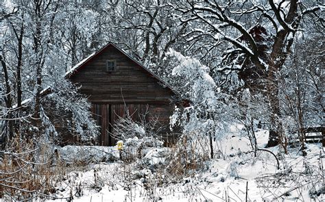 Snow Covered Barn Photograph By Ed Peterson Fine Art America