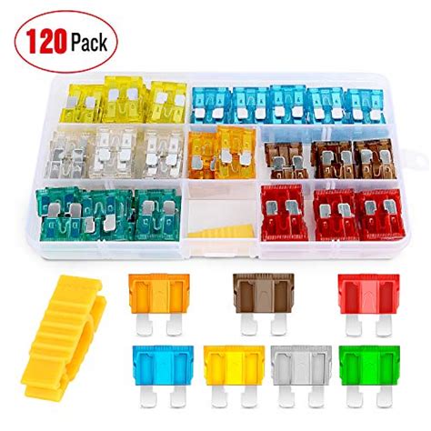 10x 40a Color Coded Standard Blade Fuse Assorted For Auto Car Truck