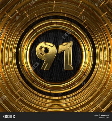 Gold Number 91 (number Image & Photo (Free Trial) | Bigstock