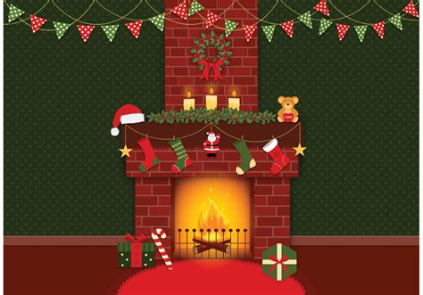 Maybe you would like to learn more about one of these? Free Vector Christmas Fireplace Background - Download Free ...