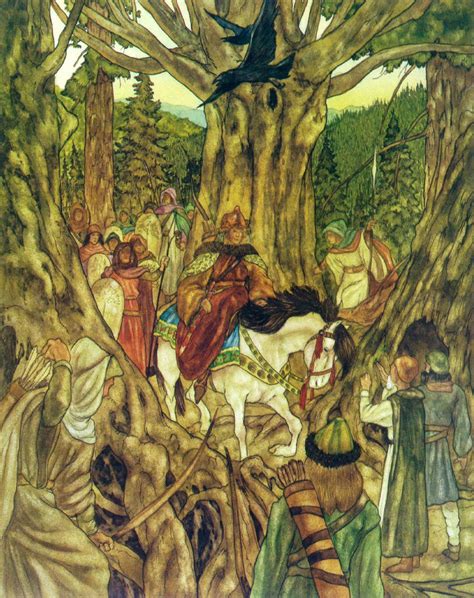 The King Of The Elves Michael Hague Illustrator Artist Tolkien