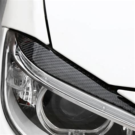 Best Carbon Fiber Headlights Eyebrows Eyelids For Bmw F30 320i 325i
