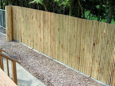Bamboo Rolled Fencing Landscaping Network