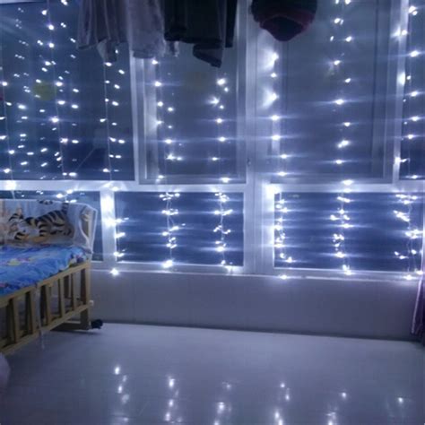 300leds Fairy String Icicle Led Curtain Light 300 Bulbs Xmas Christmas