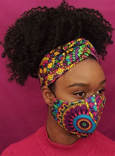 Colorful Beauty Headband Wmask Set Style By Carise