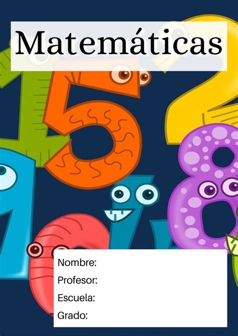 Imagenes De Matematicas Caratulas Super Caratula Para Matematicas