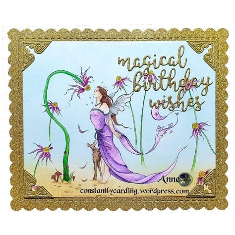 magical birthday wishes whimsy stamps birthday wishes glitter cards