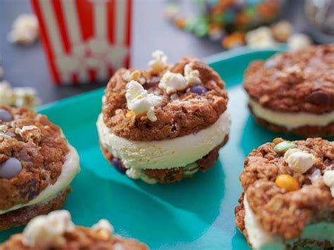 Oatmeal Movie Cookie Ice Cream Sandwiches Recipe Molly Yeh Food Network