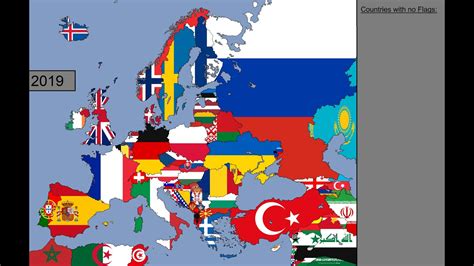 Europe Timeline Of National Flags 1000 2019 Youtube