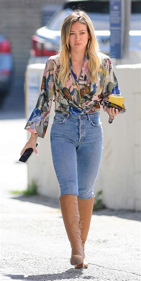 Look Of The Day Celebrity Outfits Hilary Duff Style Fashion