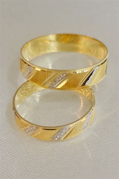 Affordable 18k Yellow Gold Wedding Rings Philippines | Jay-ann Jewelry