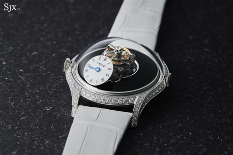 Up Close with the MB&F Legacy Machine FlyingT The first true women's watch from Max Büsser and ...