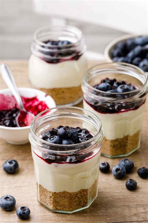 Discover our recipe rated 4.6/5 by 24 members. Soul Satisfying Blueberry Lemon Keto Cheesecake in a Jar ...