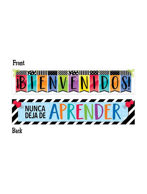 Bold And Bright Spanish 2 Sided Banner