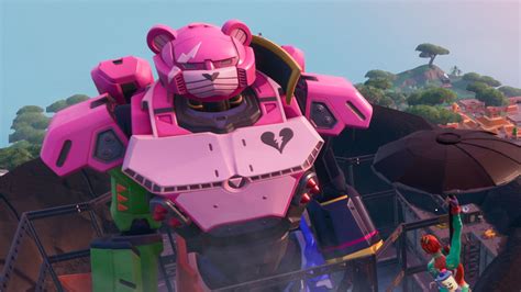 Fortnite Season 9 Leak Confirms A Giant Showdown Between A Robot Bear And Monster Cat To Set The